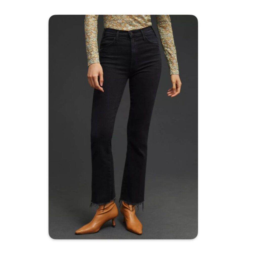 MOTHER The Hustler Ankle Fray Jeans